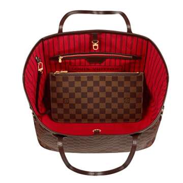 Louis Vuitton Neverfull MM Damier Ebene Bags Handbags Purse N41358