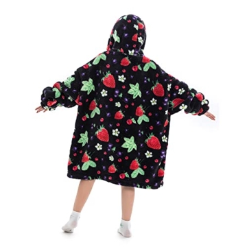 Adisputent Cozy Hooded Blanket Hoodie for All Ages