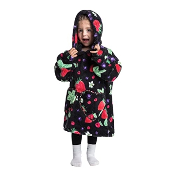 Adisputent Cozy Hooded Blanket Hoodie for All Ages
