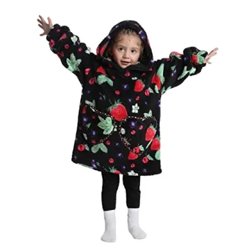 Adisputent Cozy Hooded Blanket Hoodie for All Ages