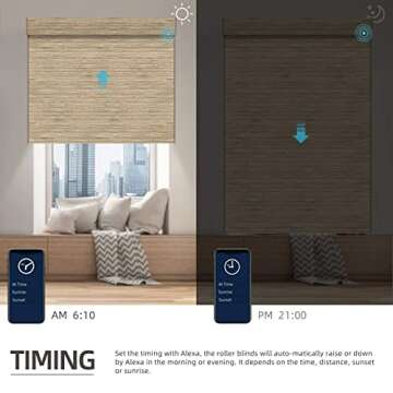 SmartWings Motorized Roman Shades for Windows