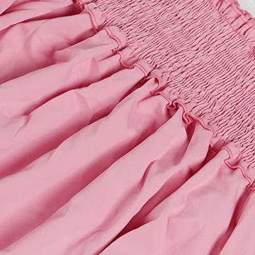 WOKANSE Sexy Ruffle Off Shoulder Midi Dress for Women