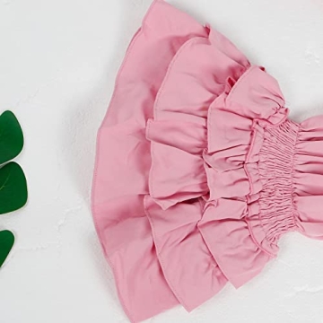 WOKANSE Sexy Ruffle Off Shoulder Midi Dress for Women