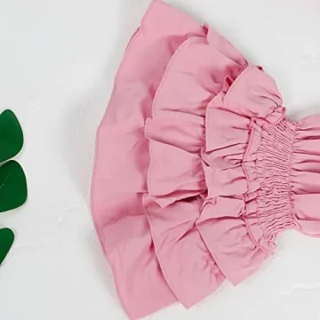 WOKANSE Sexy Ruffle Off Shoulder Midi Dress for Women