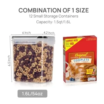 Vtopmart Airtight Food Storage Containers 12 Pcs