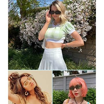 Colorful 10-Pack 90s Sunglasses for Parties and Outings