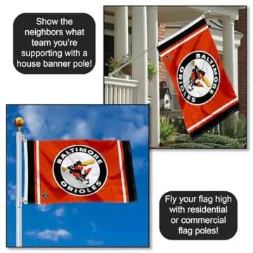WinCraft Baltimore Orioles Vintage Flag for Tailgating