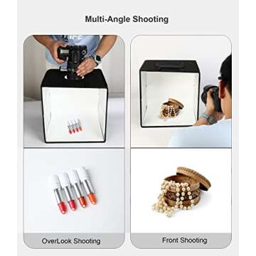 Goottan Photo Studio Light Box - 12x12" for Perfect Photos