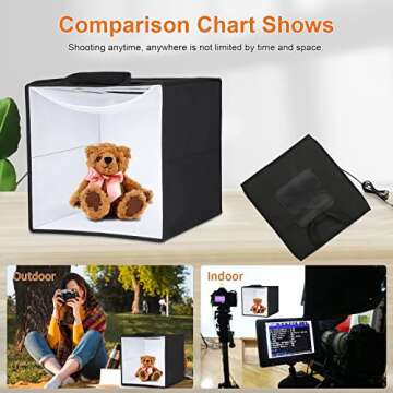 Goottan Photo Studio Light Box - 12x12" for Perfect Photos