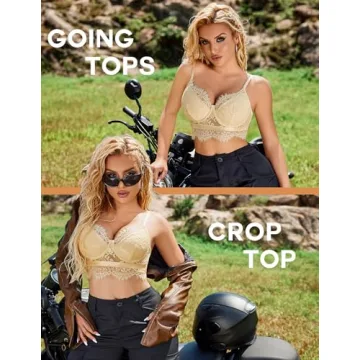 Avidlove Floral Lace Crop Bralette for Stylish Women