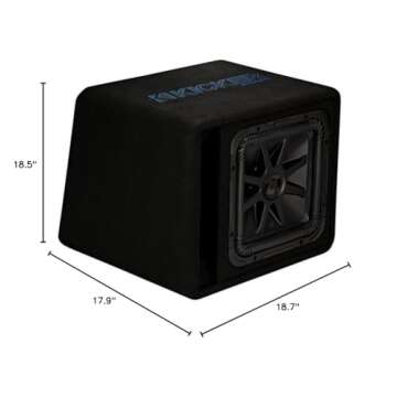 Kicker VL7S122 L7S 12" Subwoofer with Vented Enclosure