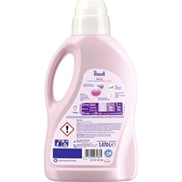 Perwoll Renew Wool & Fine Fabric Care (1 x 21 Wash Loads) Liquid Detergent for Wool, Silk and Fine Fabrics