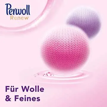 Perwoll Renew Wool & Fine Fabric Care (1 x 21 Wash Loads) Liquid Detergent for Wool, Silk and Fine Fabrics