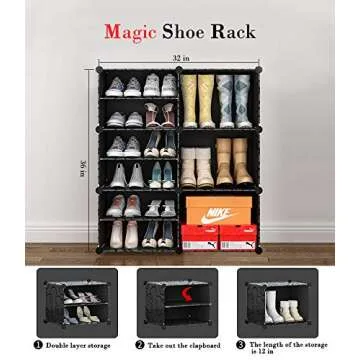 C.G Life Shoe Cabinets: Stylish 6-Tier Organizer for All Spaces
