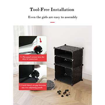 C.G Life Shoe Cabinets: Stylish 6-Tier Organizer for All Spaces