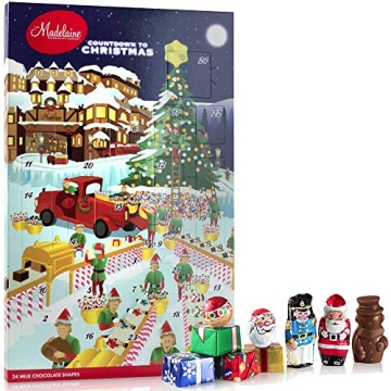 Madelaine Solid Premium Milk Chocolate Advent Calendar - 24 Chocolates