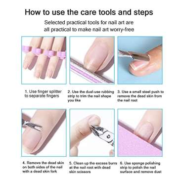 Nail Soaking Bowl, 2PCS Soak Off acrylic nail Art powder gel polish remover Bowl with Triangle Cuticle Peeler and Stainless Steel Cuticle Pusher, Soaker Tray Manicure Set Spa Tool