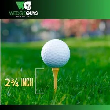 Wedge Guys Bamboo Golf Tees – Strong, Biodegradable, PGA Approved
