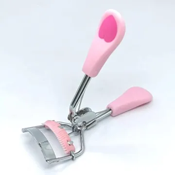 MERVK Stainless Steel Eyelash Curler with Comb for Perfect Lashes