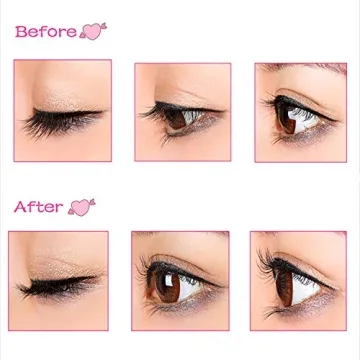 MERVK Stainless Steel Eyelash Curler with Comb for Perfect Lashes