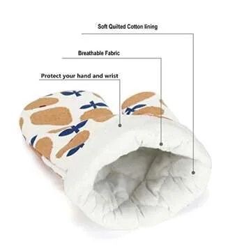 Stylish Oven Mitts and Potholders Set for All Cooking Needs