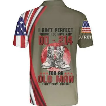 Personalized Veteran Shirt Tribute to Military Service