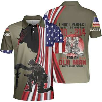 Personalized Veteran Shirt Tribute to Military Service