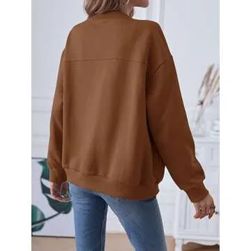 Stylish MEROKEETY Women's Fall Zipper Sweatshirt Jacket