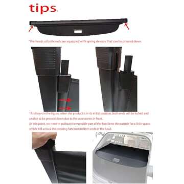 kaungka Cargo Cover Compatible with 2019 2020 2021 2022 2023 toyota rav4 Retractable Trunk Shielding...