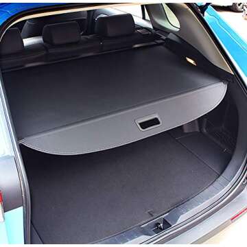 kaungka Cargo Cover Compatible with 2019 2020 2021 2022 2023 toyota rav4 Retractable Trunk Shielding Shade (Black)