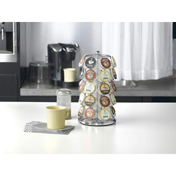 Stylish Nifty K-Cup Holder with 360-Degree Rotation
