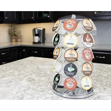 Stylish Nifty K-Cup Holder with 360-Degree Rotation