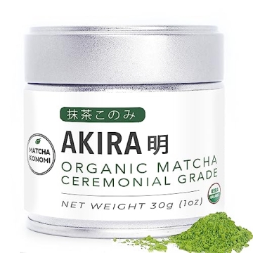 Akira Matcha 30g - Organic Premium Ceremonial Japanese Matcha Green Tea Powder - First Harvest - Zer...