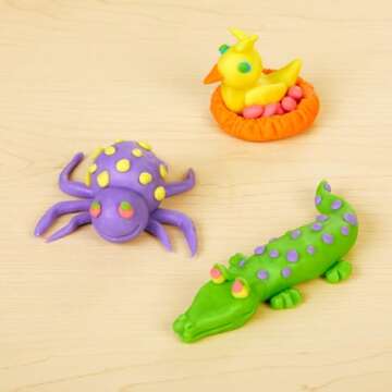 Colorations Wheat & Gluten Free Classic Dough - 8 Colors (2oz Each) | Non-Toxic, Play Dough, Bulk Set, Sensory Kit, Party Favors, Classroom Pack