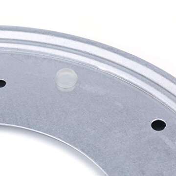 Fasmov 12-Inch Lazy Susan 5/16 Thick Turntable Bearings with 6 Rubber Pads, Pack of 2