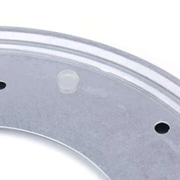 Fasmov 12-Inch Lazy Susan 5/16 Thick Turntable Bearings with 6 Rubber Pads, Pack of 2