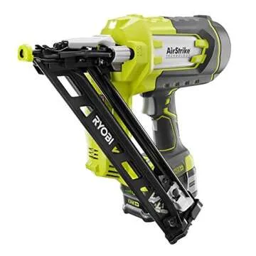 Ryobi P330 18V ONE+ Angled 15 Ga Finish Nailer for Versatile DIY Projects