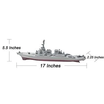 Toy Aircraft Carrier Submarine and Battleship Destroyer Combo with 8 Mini Fighter Jets