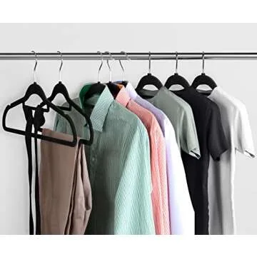 Utopia Home Velvet Hangers - Stylish & Non-Slip Design