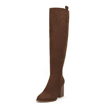 Ermonn Women’s Over The Knee Thigh High Boots - Stylish & Comfortable Winter Footwear