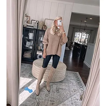 Ermonn Over The Knee Wide Calf Faux Suede Boots