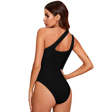 Stylish One Shoulder Bodysuit for Women - Verdusa Collection