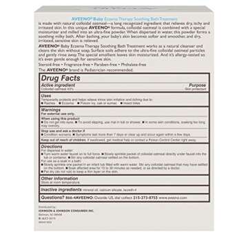 Aveeno Baby Bath Treatment Packets for Eczema Relief