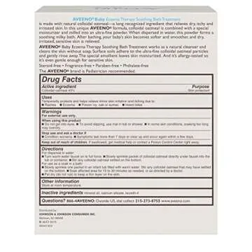 Aveeno Baby Bath Treatment Packets for Eczema Relief