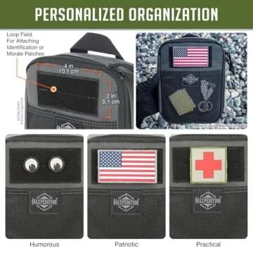 MAXPEDITION Beefy Pocket Organizer (Wolf Gray) Compact, MOLLE-Compatible, 1000D Nylon Tactical EDC Pouch, Everyday Carry Tool Pouch & Gear Storage for Outdoor, Tactical, Survival, 0266W