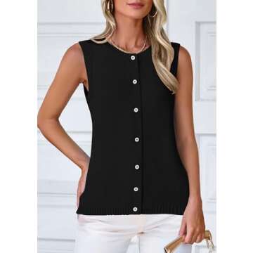 Shop PRETTYGARDEN Sweater Vest Women Summer Tank Top