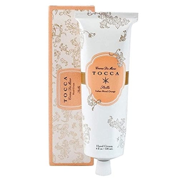 Tocca Crema de Mano Luxe, Stella Hand Cream, 4 oz - Blood Orange, Freesia, Spicy Lily - Moisturizing...