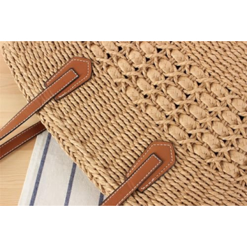 Stylish Womens Straw Tote Bag for Summer 2024