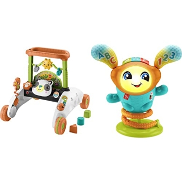 Fisher-Price 2-Sided Panda Walker for Early Learning Fun