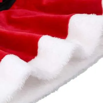 BIG ELEPHANT Unisex Baby 1 Piece Warm Christmas Long Sleeve Romper Pajama with Hat